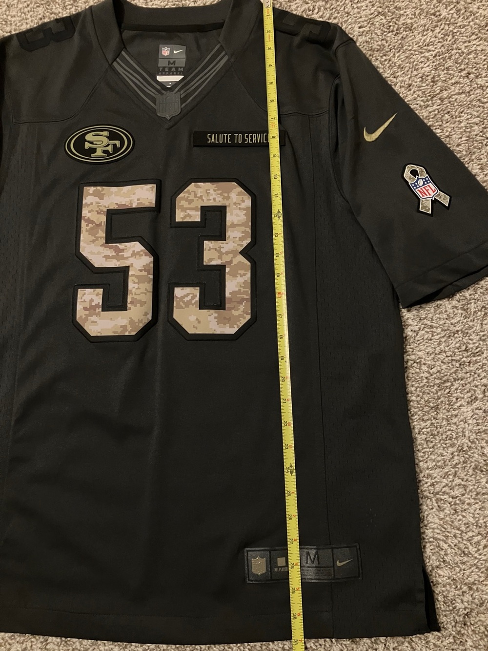 NaVorro Bowman #53 San Francisco 49ers Nike Salute to Service NFL Jersey Medium - Picture 9 of 11